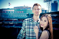 Mirabelle & Christopher, Engagement Session at Boston Commons and Fenway Park